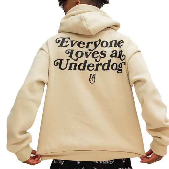 NWT • DEUCE "EVERYONE LOVES AN UNDERDOG" HOODIE - Picture 2 of 3